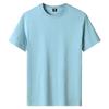 Men's Cotton Short Sleeve Loose Fit Solid Color T-Shirt, Plus Size, Youth Trendy Half Sleeve.