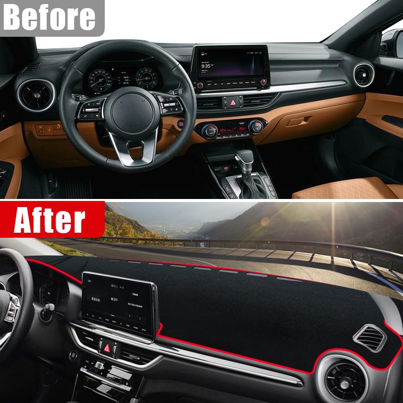 For Kia Cerato K3 Forte     Car Dashboard Cover Mat Dash Board Sun Shade Pad Anti-UV Case DashMat Accessories