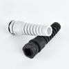 5Pcs Waterproof Cable Gland Pg7 Plastic Anti-Bending Joint M12 Nylon Pa66 Torsion-Proof Glands Pg7/9/11/13.5/16/19/21 Connector