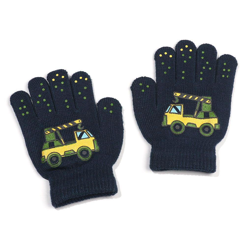 Winter Non-slip Soft Knitted Mittens Thick Warm Kids Gloves Cute Cartoon