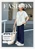 Girls' Casual Summer Two-Piece Set: Korean Style Cotton Top & Denim Pants for Kids (2026).