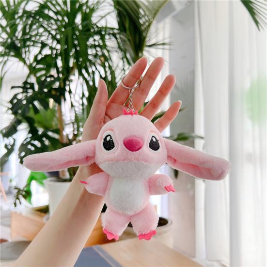 12cm Cartoon Doll Pendant PP Cotton Fully Filled Cute Alien Doll Plushie Ornament Soft Monsters Pendant Stuffed Animal Doll Toy Backpack Decor