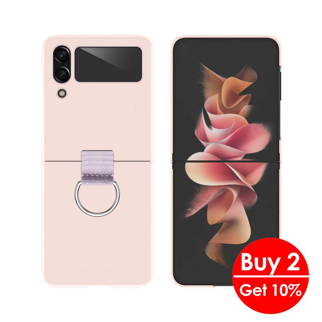 Anti-Scratch Mag Safe Ring Case for Samsung Galaxy Z Flip 3 4 5 6 5G Non-Slip Wireless Charging Cover for Samsung Z Flip3