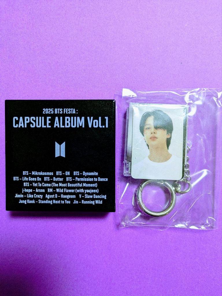 [USED] 2025 FESTA CAPSULE ALBUM JIMIN FACE limited edition bonus