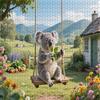 1000pcs/Puzzle Game for Endurance And Logic Training - Exquisite Puzzle - (Swing with Leaf Koala Pastoral Scenery) Suitable for Living Room Decoration
