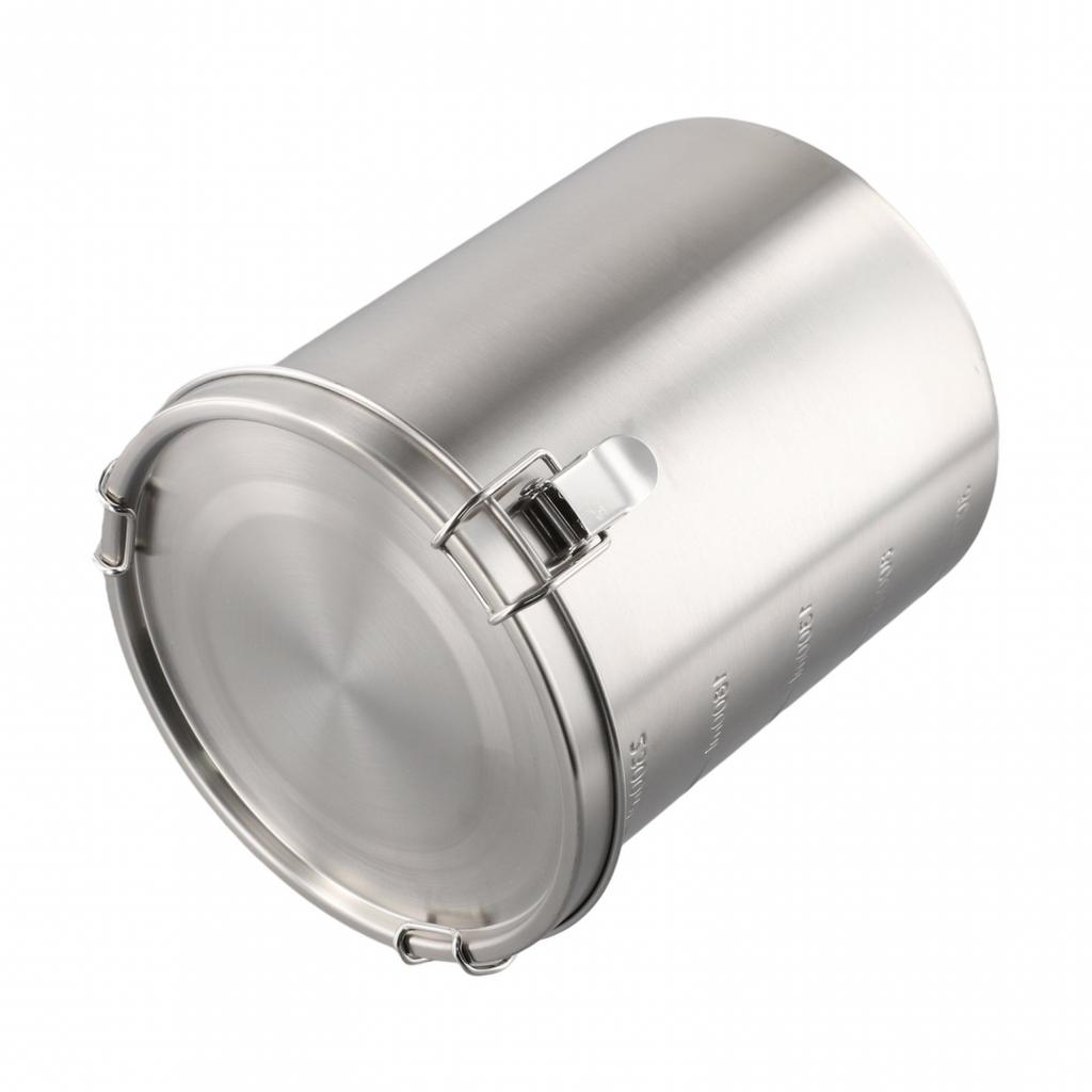 Stainless Steel Food Storage Canister Airtight Seal Anti Rust Easy To Clean