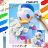 Disney Donald Duck Flowers Paint By Number Kit Number Drawing Canvas DIY Picture Home Decor Painting Wall Art Gift For Room Decor