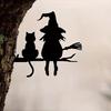 Unheimlicher Nekromant Metallanstecker Halloween Outdoor Eisenkunst Deck für Veranda Gras Beschattet Anordnen
