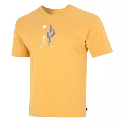 SB Cactus Flower Print Short Sleeve T-Shirt Men Tops Yellow DQ1861-777
