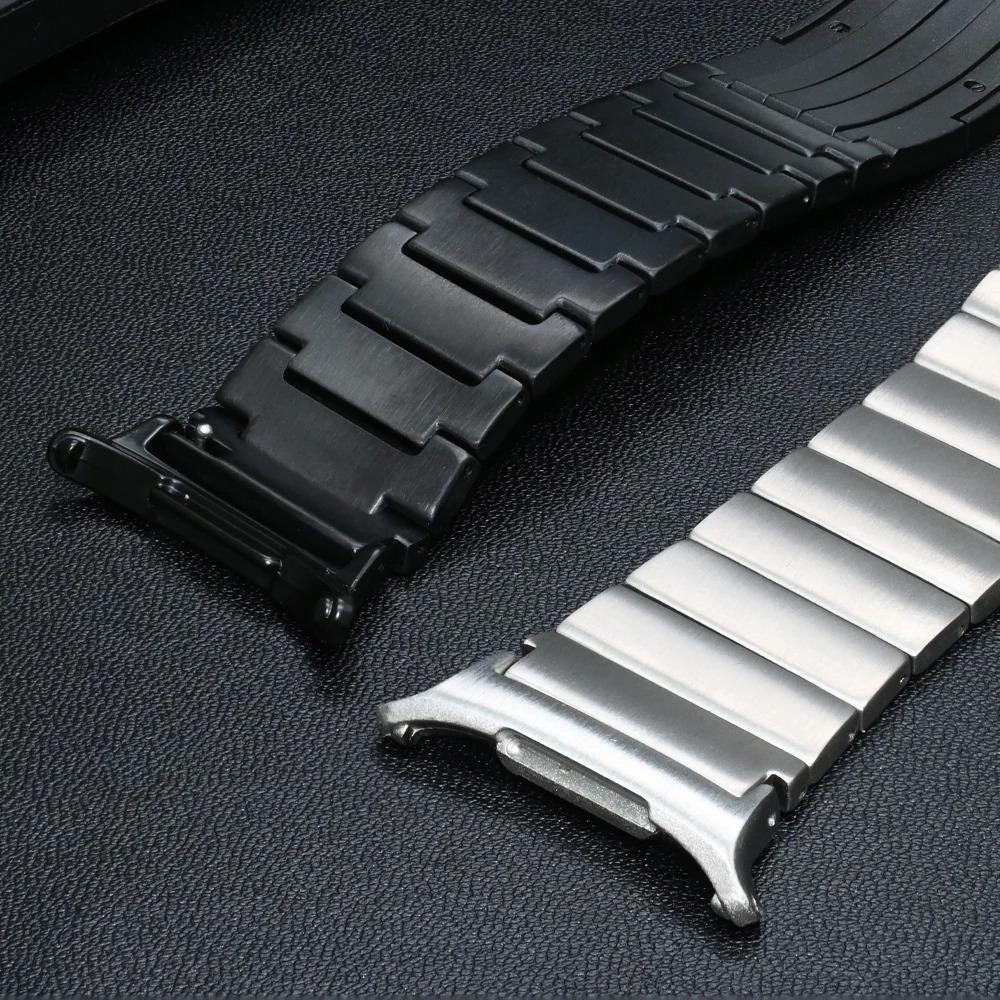 For Samsung Galaxy Watch Ultra 47mm Metal Strap with Folding Clasp Titanium Alloy Watch Band