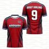 2026 Camiseta de Manga Corta con Estampado de la Bandera de Noruega para Hombre y Mujer N.º 9 HAALAND Camisetas con Estampado 3D Camiseta de Fútbol para Niños al Aire Libre Tops Deportivos