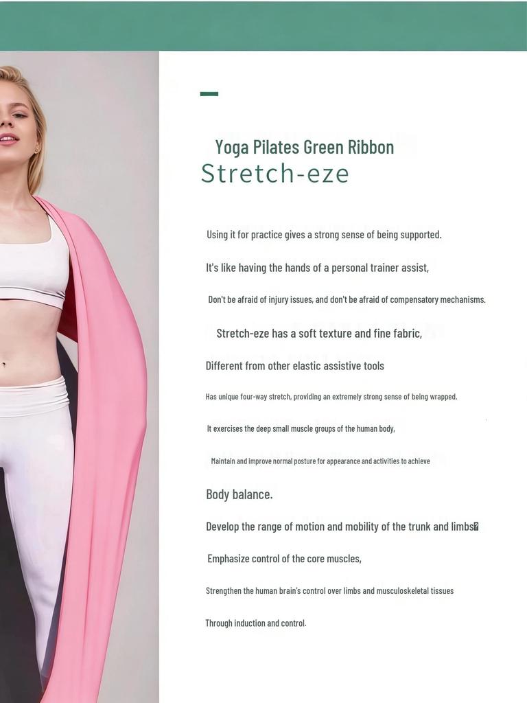 2026 Cross Yoga Resistance Stretch Band - Comfortable Elastic Fitness Aid for Muscle Relaxation