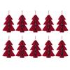 Pack of 10 Christmas Tree Hangings Colorful Honeycomb Pendant Ornament Paper Hanging Decoration Festival Party Supplies