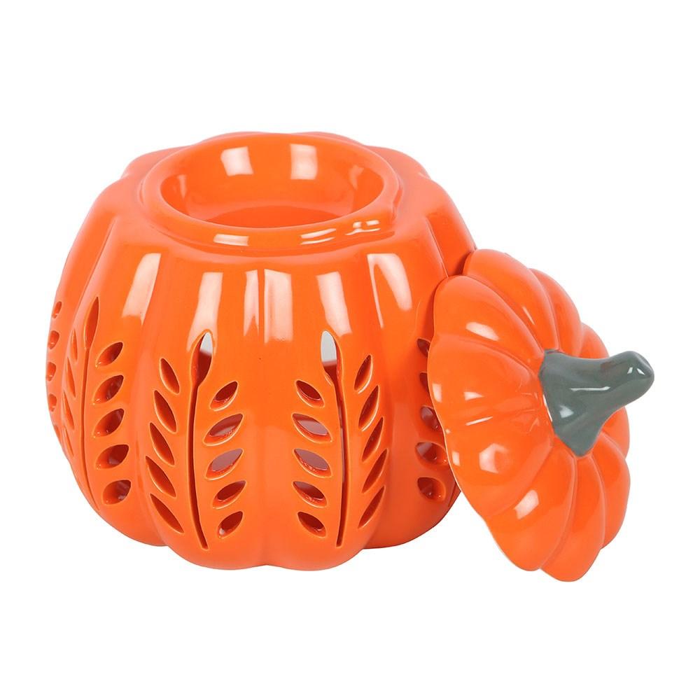 Something Different Leaf Cut Out Pumpkin Oil Burner