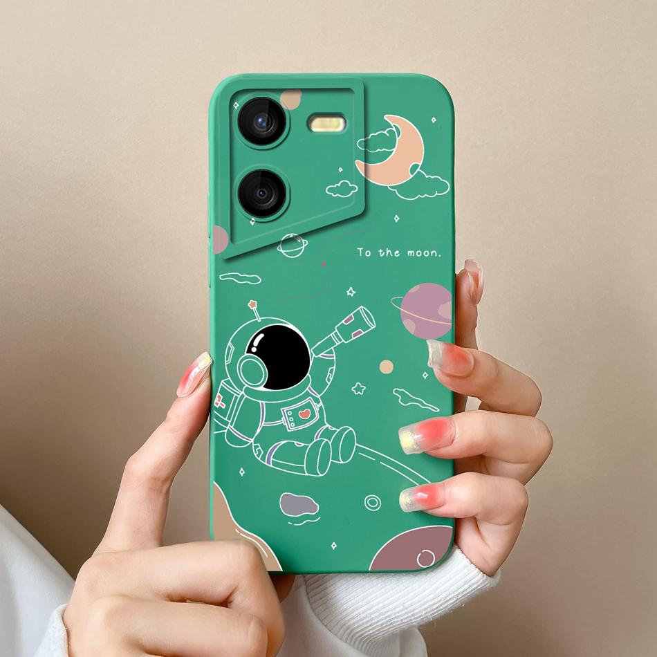 Case For Tecno Pova 5 Pro Floral Pilot Soft Liquid Silicone Camera Lens Protection Anti Drop Back Cover For Tecno Pova5 Pro Capa