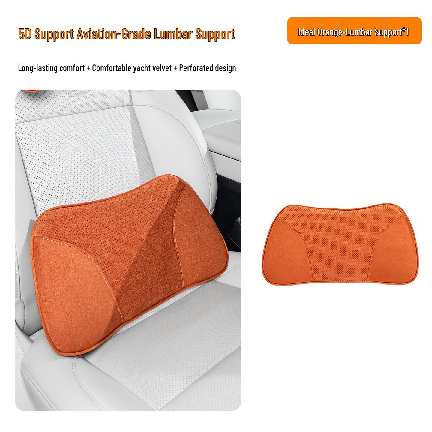

High-Grade Car Neck and Lumbar Support Pillow for Maybach, AITO, Mercedes-Benz, Tesla