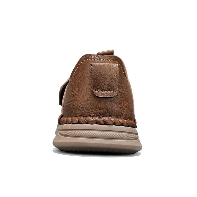 Sandale de piele pentru bărbați, pantofi casual de vară, mărimi mari