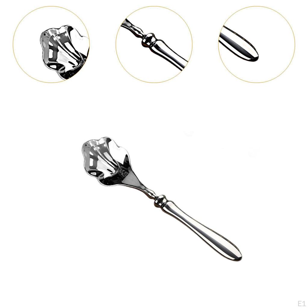 Esslöffel Multifunktional Muschelform Kompakter Teelöffel Übergießen für Hotel Feiern Zuhause