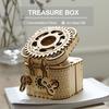 Creative DIY 3D Treasure Box Wooden Puzzle Game Assembly Toy Gift for Children Teens Adult LK502