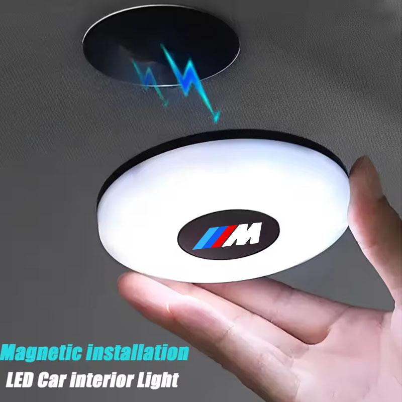 RPGN6 Car Magnetic LED Lights Interior Reading Lighting Lights For BMW M Power X1 e84 X3 f25 X5 e53 x6 e71 ix3 i3 320i 330d M4 1 3 5