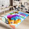 Hoppy Bunnies Adventure Carpet For Playroom Bedroom Living Room Sofa Home Decorkids Game Area Rug Nonslip Floor Mat