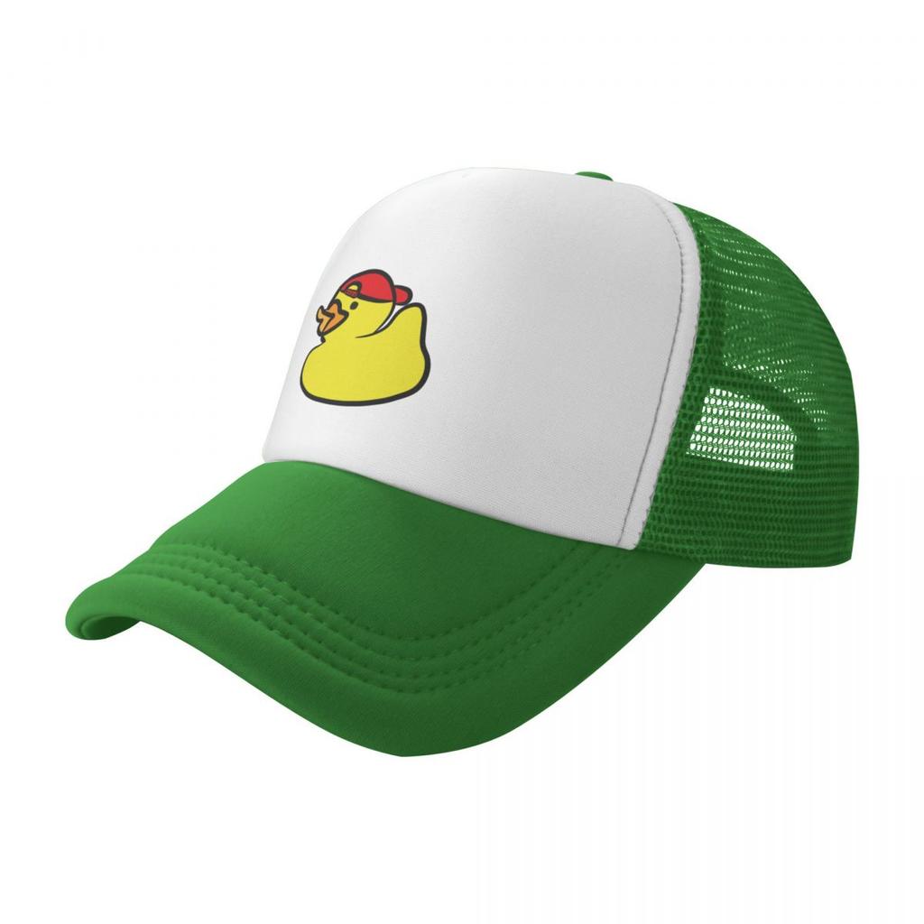 Cute Rubber Duck Wearing a Backwards Baseball Baseball Cap Cosplay Beach Outing Beach Hat Women Hats Men's
