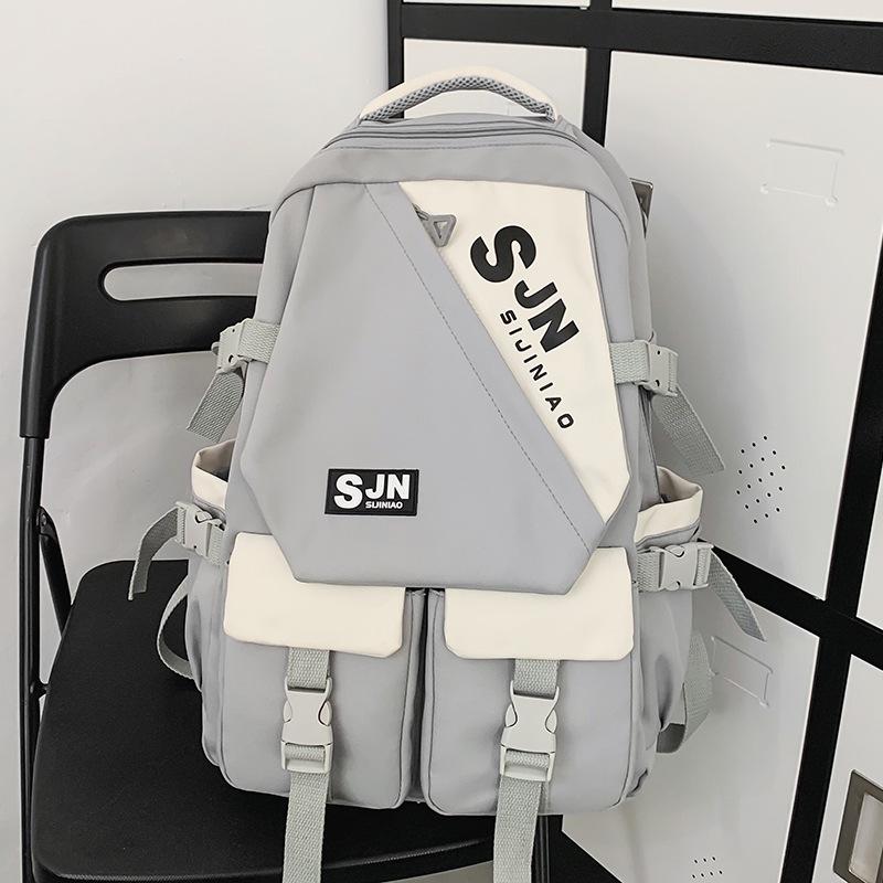 

Schoolbags Children Elementary School Students Girls Junior High School Students High School Students Boys Splicing Backpacks