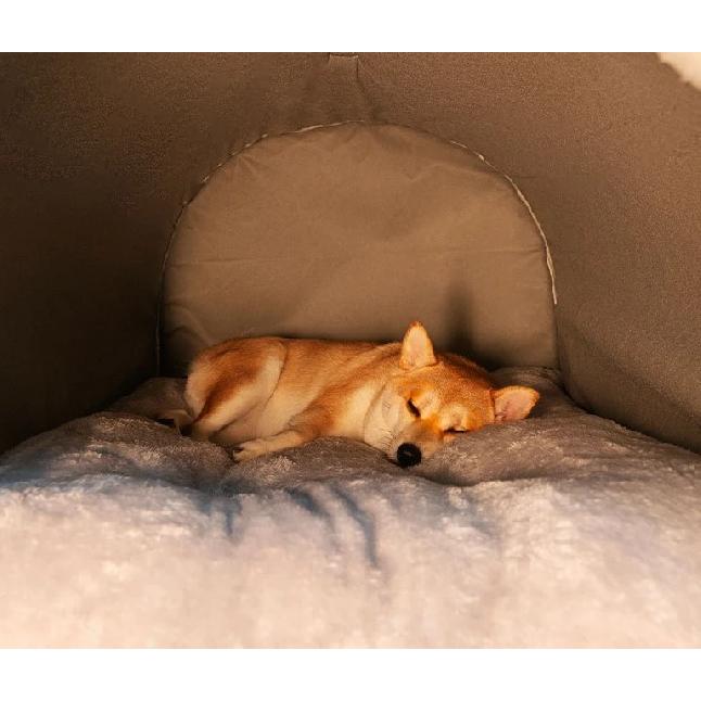 1.5kg Puppy Kennel Warm Winter Dog House Mat Nest Deep Sleep Tent Small Cat House Supply Detachable Washable Cat Bed Non-slip
