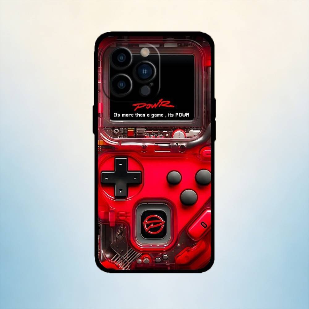 

AAA Retro Gaming Console Phone Case For iPhone 17,16,15,14,13,12,11 Plus,Pro Max,XS,Soft Silicone Black Cover iPhone15