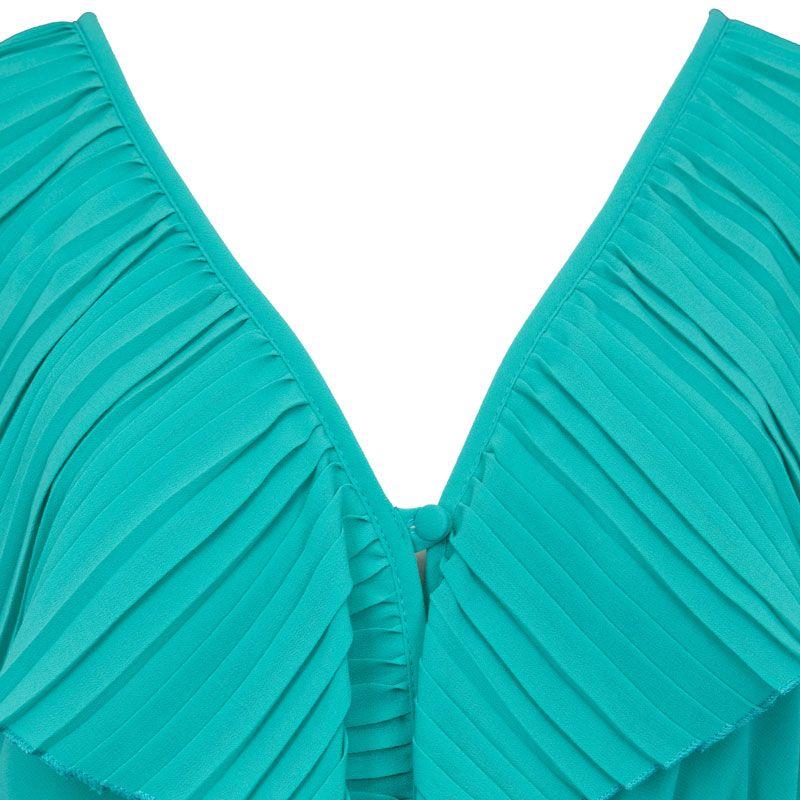 DIXIE ქალის Laguna-ს ზურგგახსნილი გრძელი კაბა ფრიალა ფრთებით