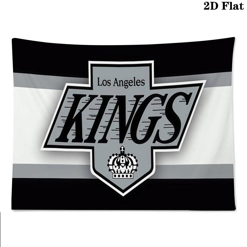 LA Kings Wall tapestry, aesthetic printed fabric blanket, suitable for bedroom, living room, and home decor.