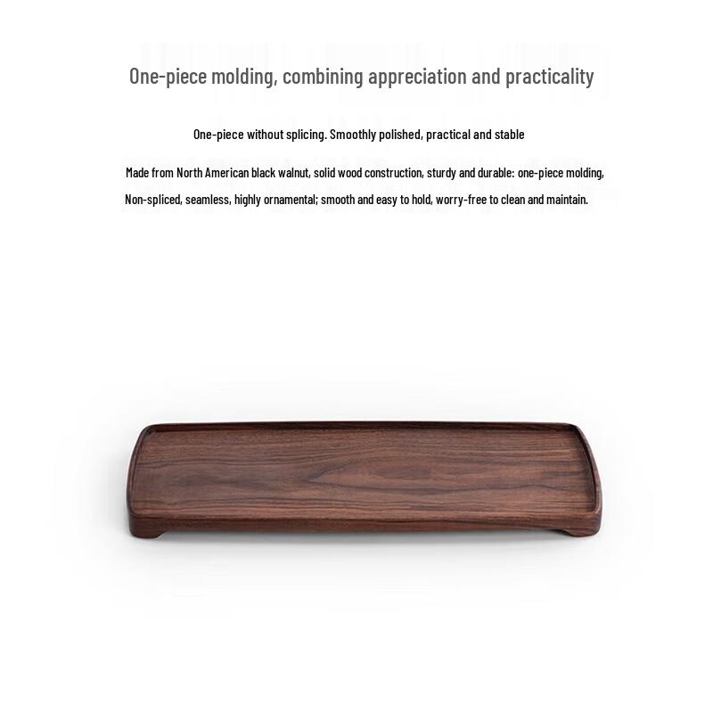 Walnut Wood Gongfu Dry Brew Tea Tray