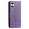 For Samsung Galaxy A07 Stand Case Imprinted Totem PU Leather Wallet Phone Cover with Wrist Strap