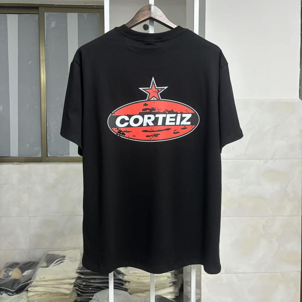 Summer New Printed Short-sleeved T-shirt Men's and Women's Loose Casual Trendy Top