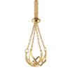 10-12mm Round Pearls Pendant Cage DIY Necklace Charm Holder Empty Support Tray
