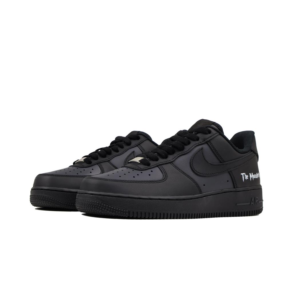 Nike Air Force 1 Black Warrior, Monster 2.0 Leather, Classic And Versatile Low Top Skateboard Shoes Unisex Black Gray CW2288-001(Team384-)