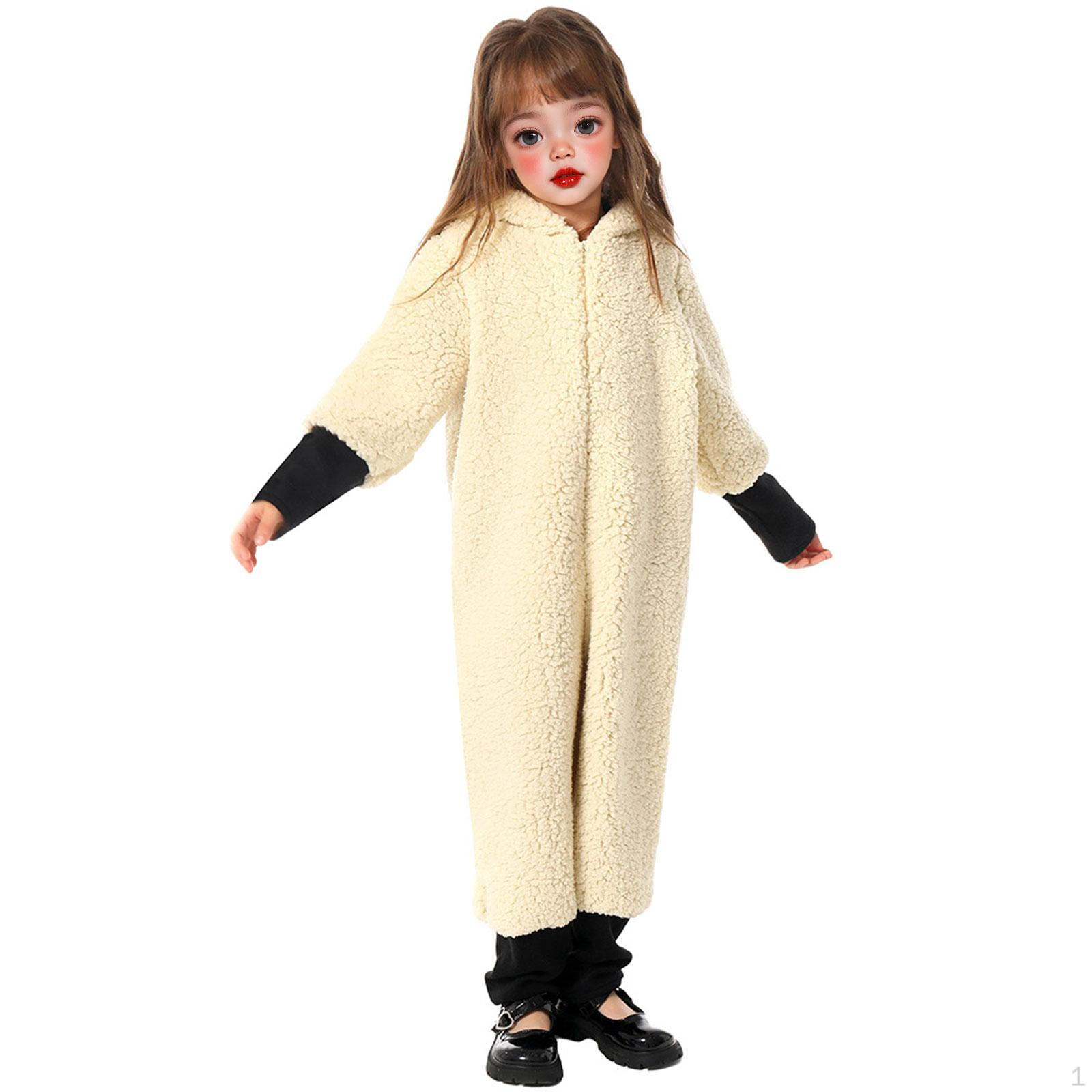 

Детский костюм белого ягненка для косплея на празднование Дня защиты детей M