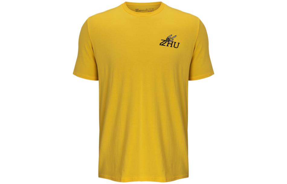 Under Armour T Shirt Men s Yellow 1362836-790 XXL