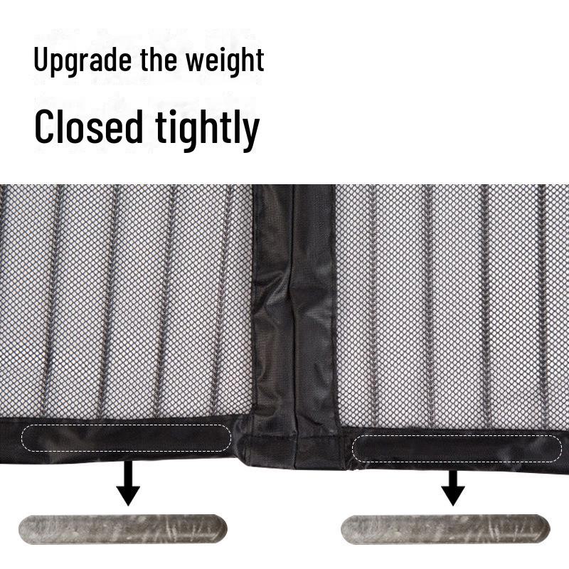 Stanzfreier magnetischer Moskitonetz-Türvorhang für Schlafzimmer