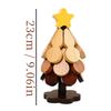 Christmas Tree Coasters Placemats Insulation Mat Solid Wood Dining Table Anti Scalding Mat Creative Home Decoration
