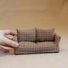 Smooth cotton Tiny Sofa Model For 1 12 Model house Displays Detachable For Realistic Home Trim