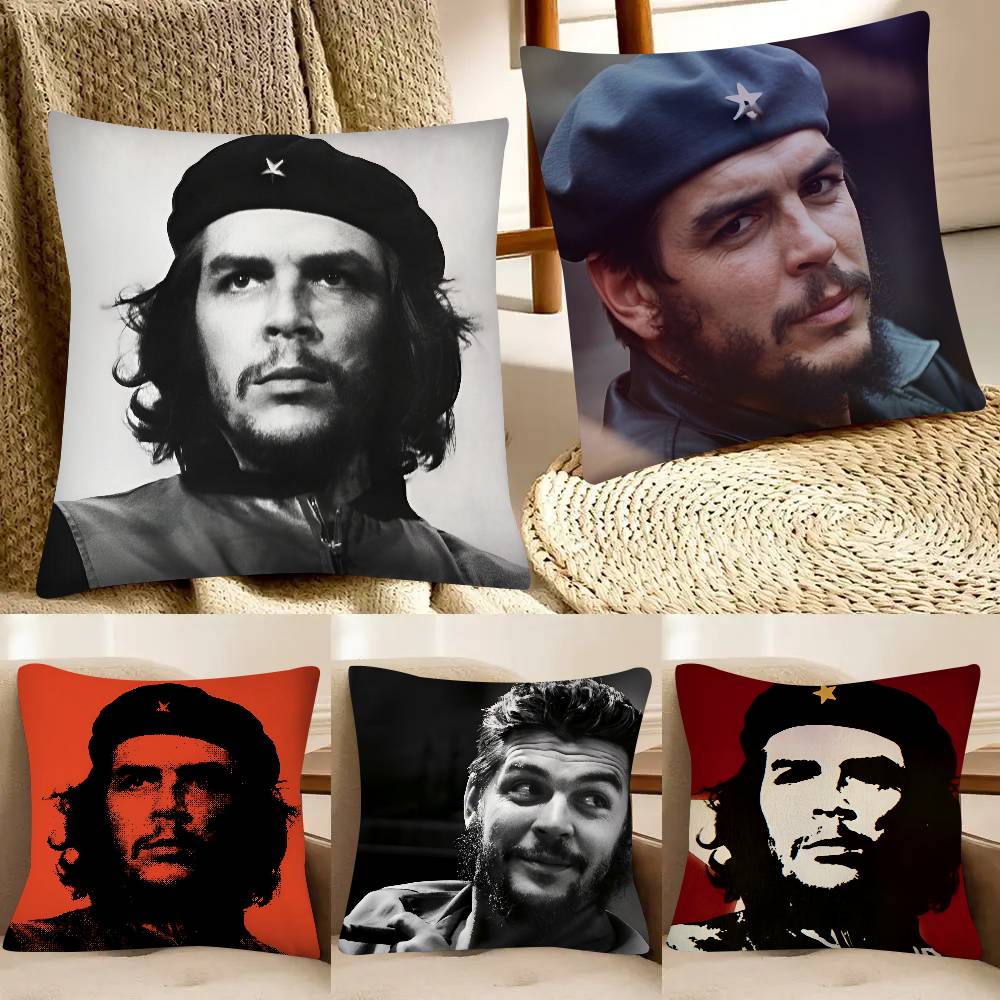 Che Guevara Pillow Case Fashion Square Pillowcase Bedroom Sofa Room Ins Decoration Leisure