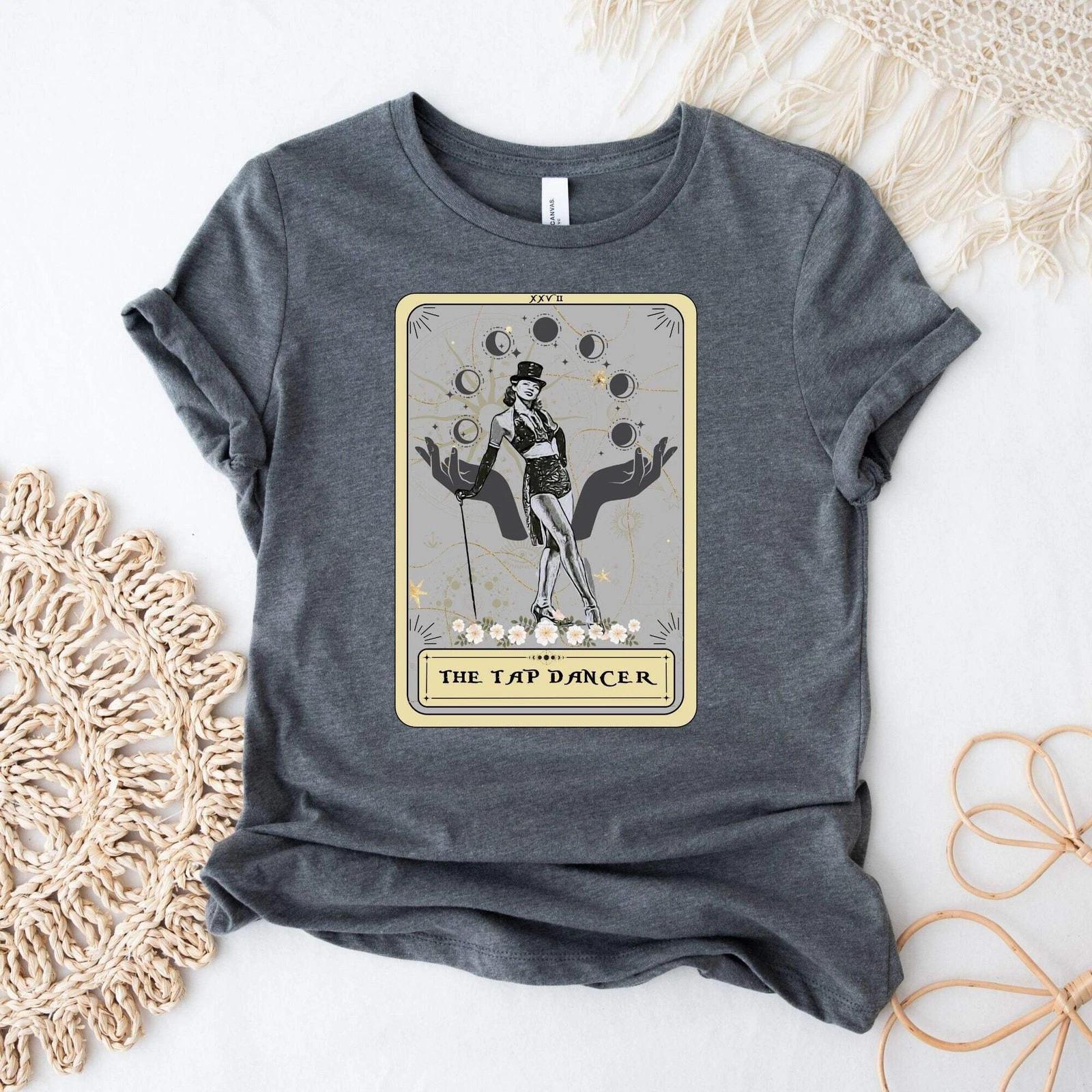 The Tapdancer Tarot Shirt, Tap dance L