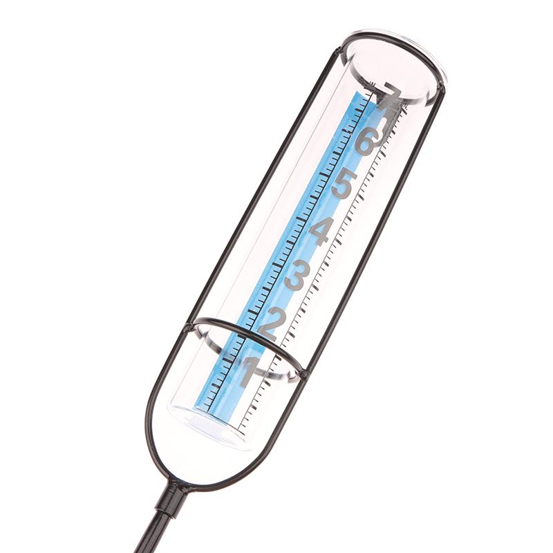 1 Set Garden Rain Gauge Freeze Proof Rain Gauge Outdoor Best Rated For Garden Deck Lawn With Large Numbers Adjustable Height