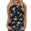 Blumenmuster 3D-Druck Tanktops Damen Sommer O-Ausschnitt Lässige Weste Schulterfrei Y2k Elegant Ärmelloses Top Camisole Damenbekleidung