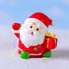 Mini Christmas Figurines Santa Clause Cartoon Snowman Statue Gift Miniature Knick-knacks