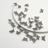 Tibetan Silver Alloy Butterfly Spacer Beads for DIY Handmade Bracelets