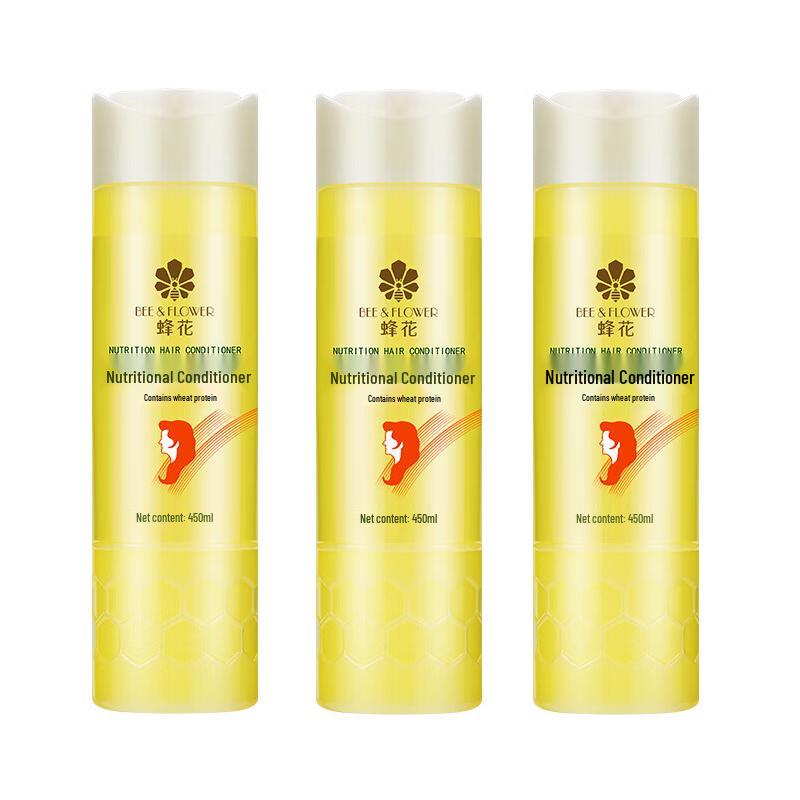 

Bee & Flower Wheat Protein Hair Conditioner (3 x 450ml Set)