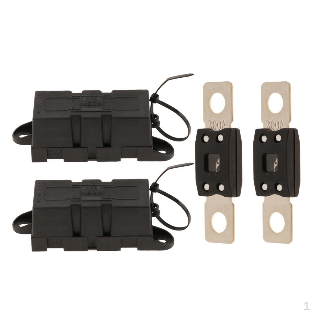 

2pcs MEGA -on 300A+2pcs Holder for RV/Marine/Van