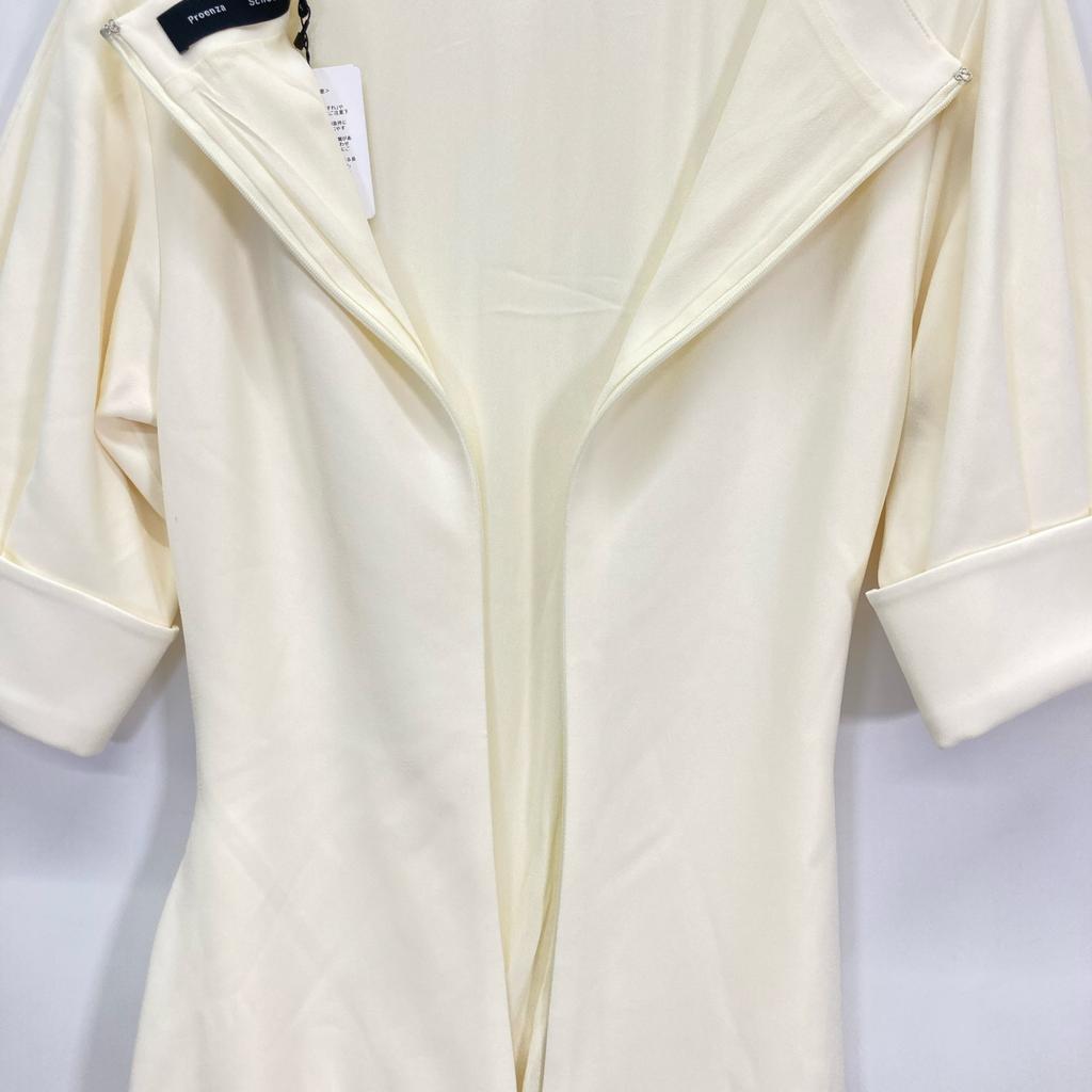 Proenza Schouler R2513011B Ivory Midi-Length Bateau Neck Dress Dress 2 IvoryUsed